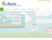 Tablet Screenshot of ecogreentechs.com